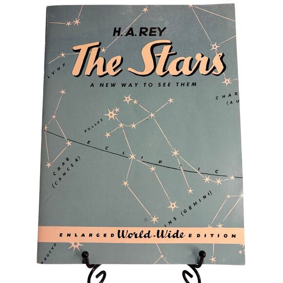 VTG 1980 H.A. Rey's The Stars, A New Way to See Them Book, PB, VG - Picture 1 of 4